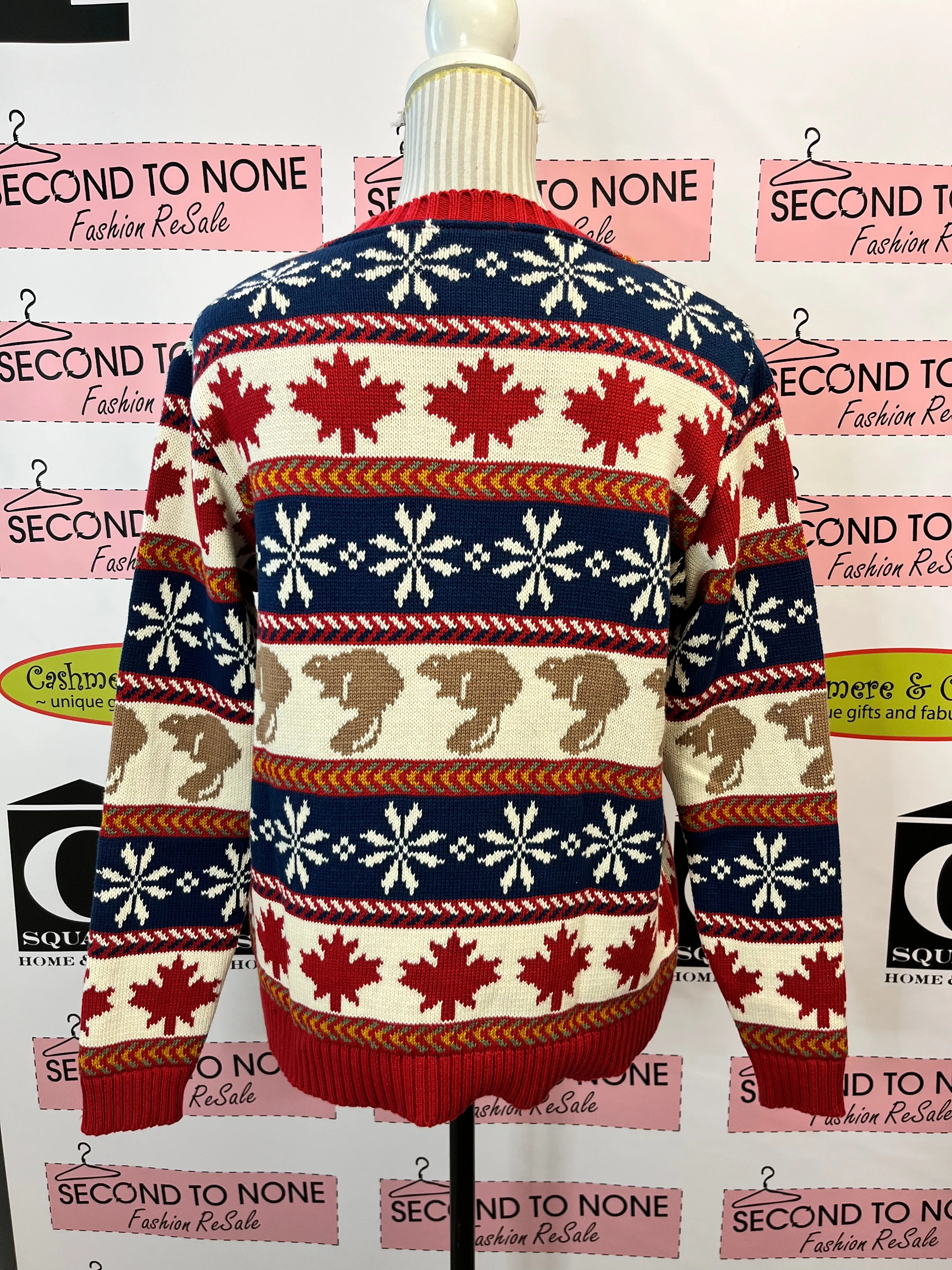 100% Cotton Canadiana Fairisle Sweater