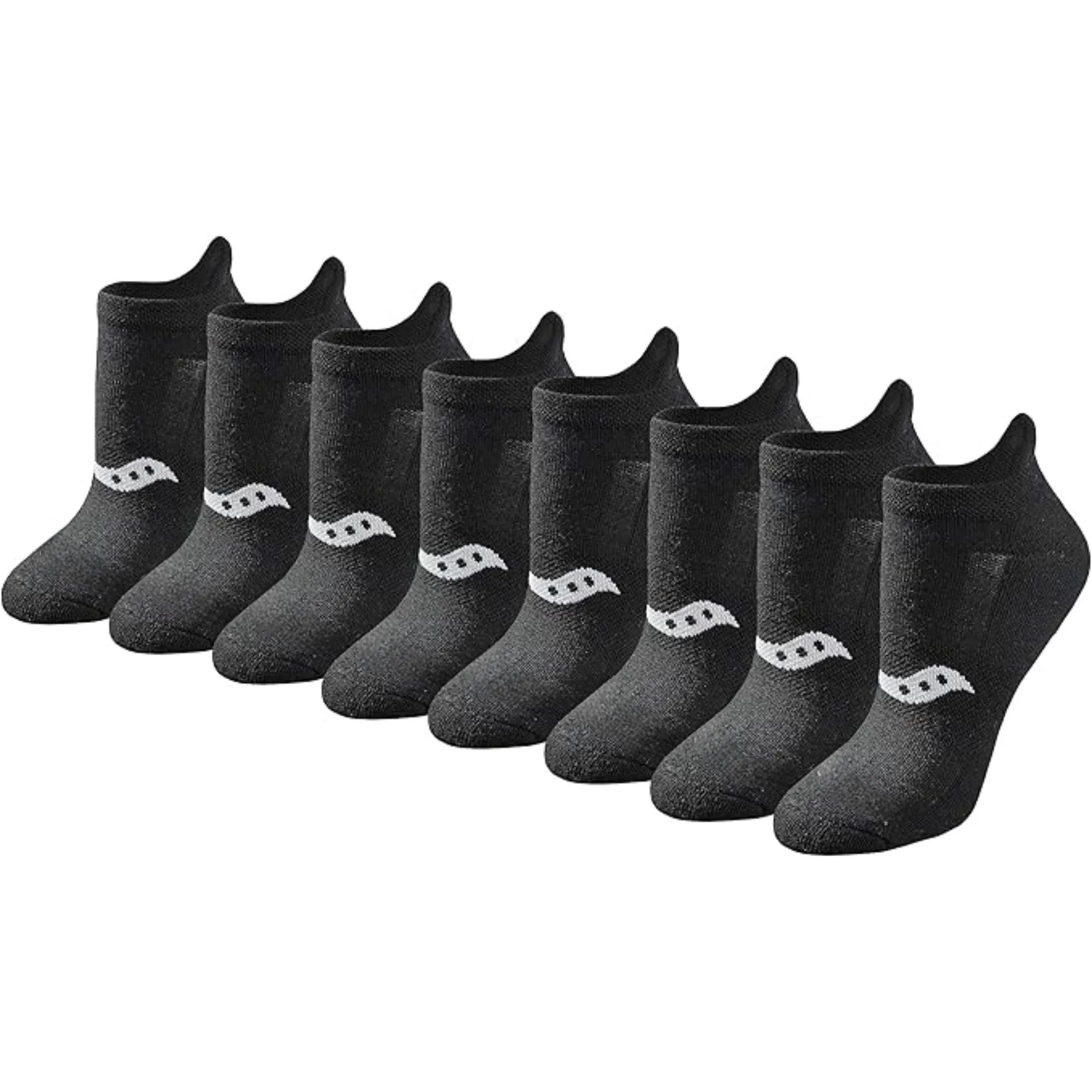 8-Pack Athletic Cushioned Socks - Low Cut and Comfortable