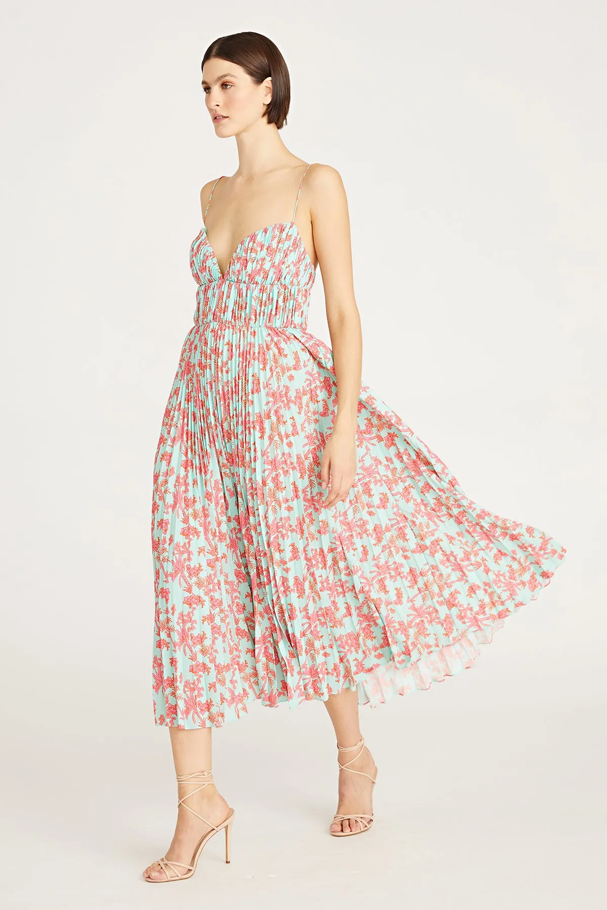 Beckett Midi Pleated Dress