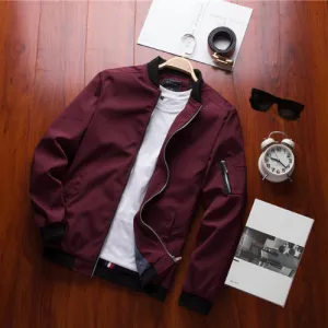 Casual men's bomber jacket