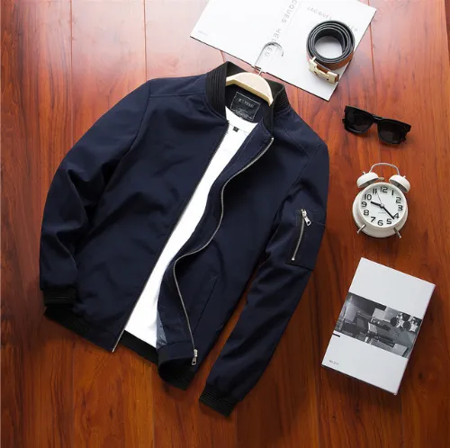 Casual men's bomber jacket