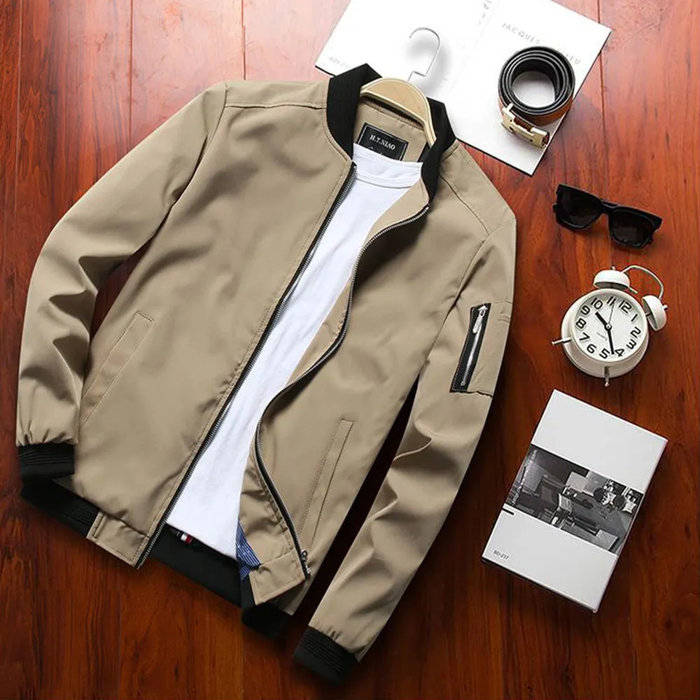 Casual men's bomber jacket