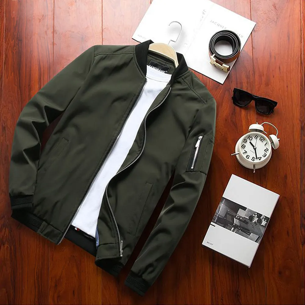 Casual men's bomber jacket