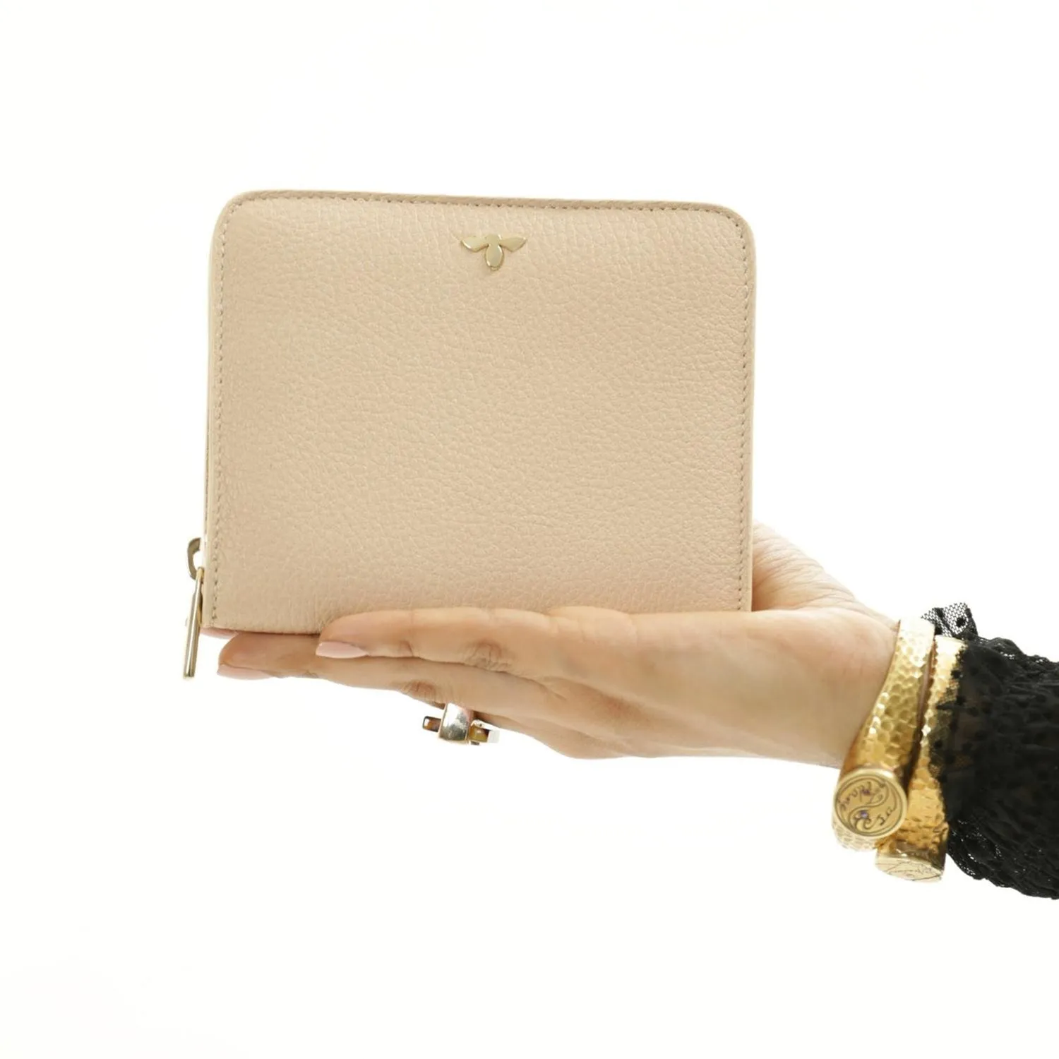 Compact Wallet - Nude