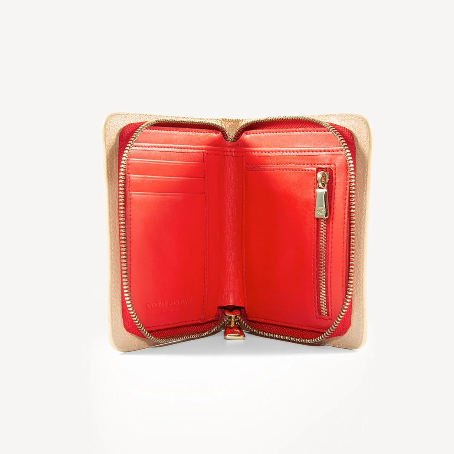 Compact Wallet - Nude