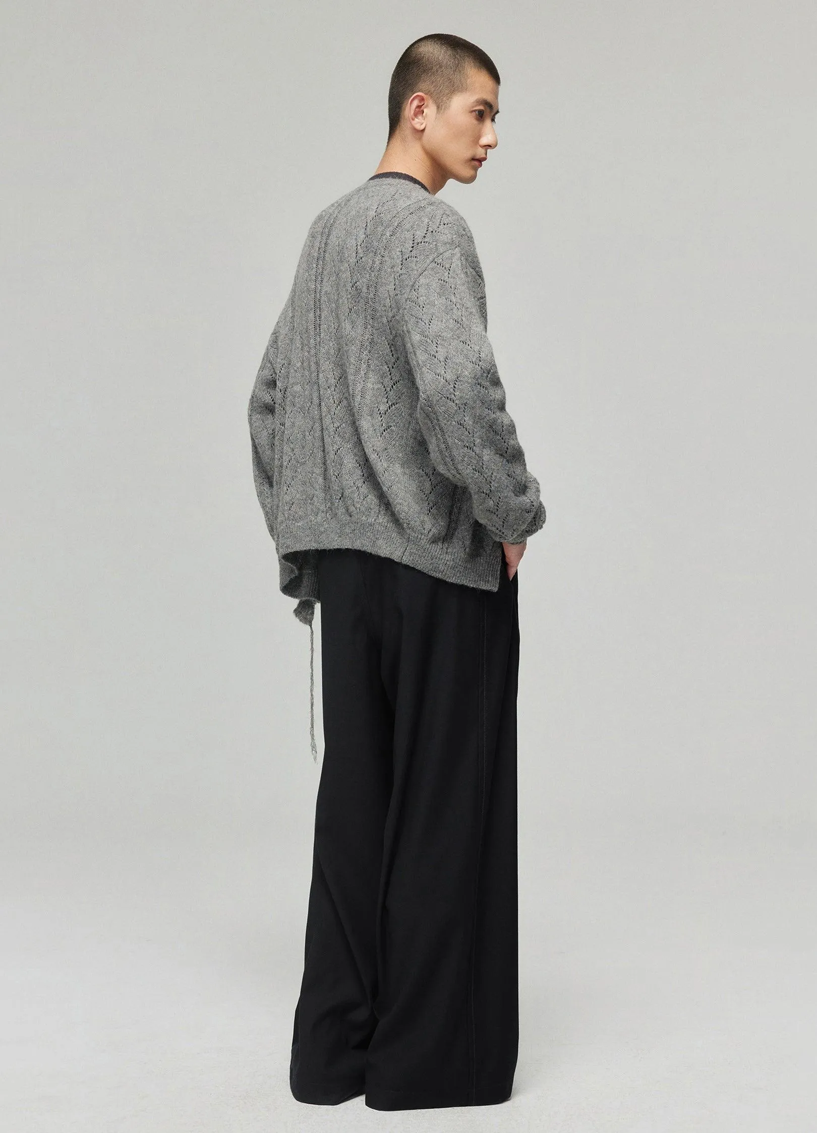 Cozy Botanical Knit Cardigan