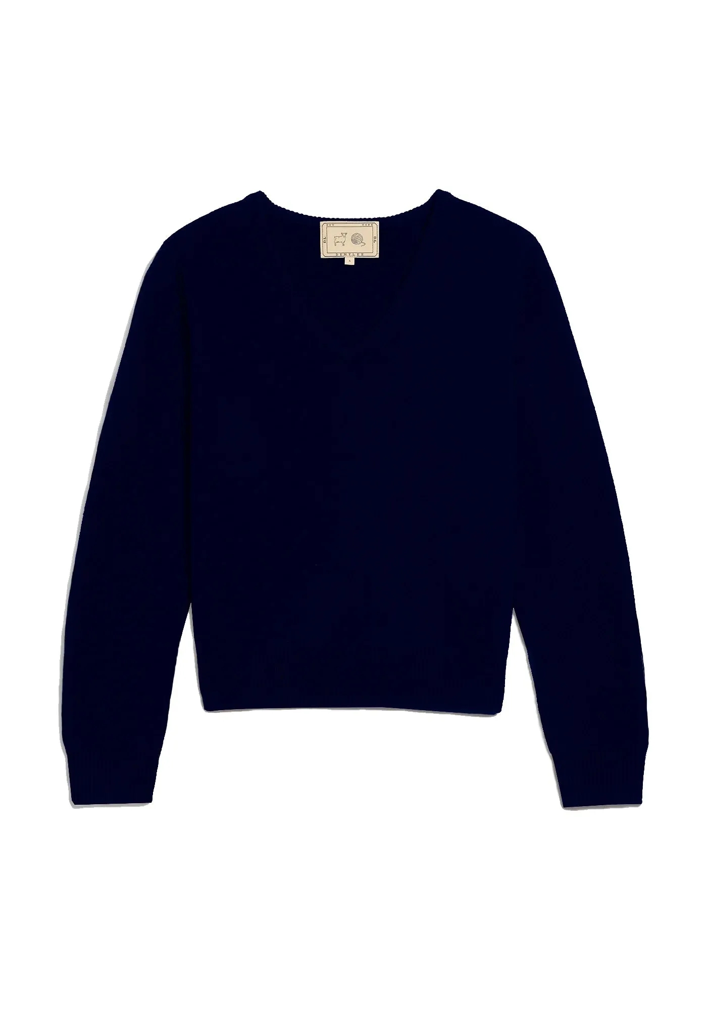 Demylee Lia Cashmere Sweater Navy