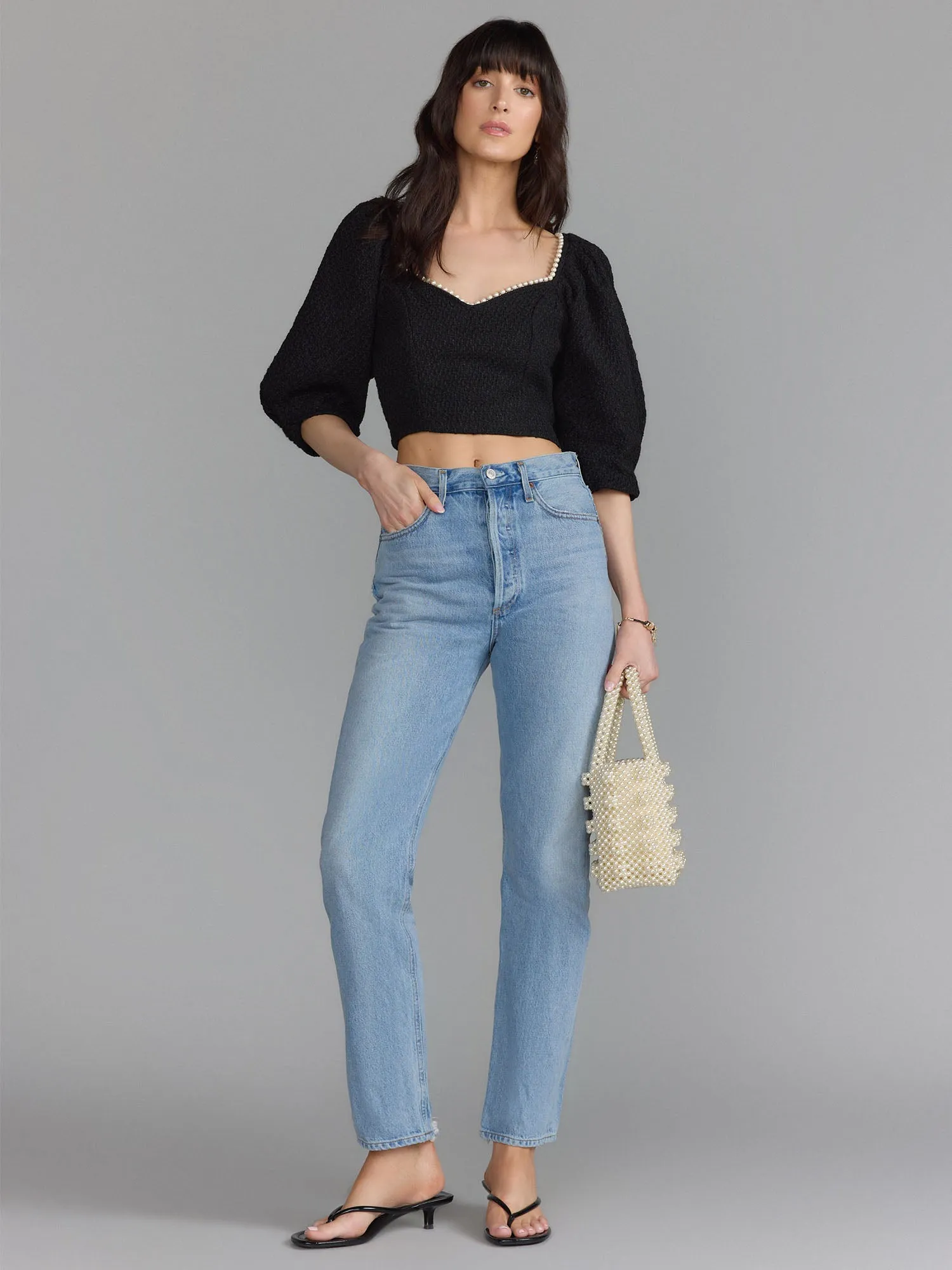 Do   Be Puff Sleeve Pearl Blouse - Brands We Love