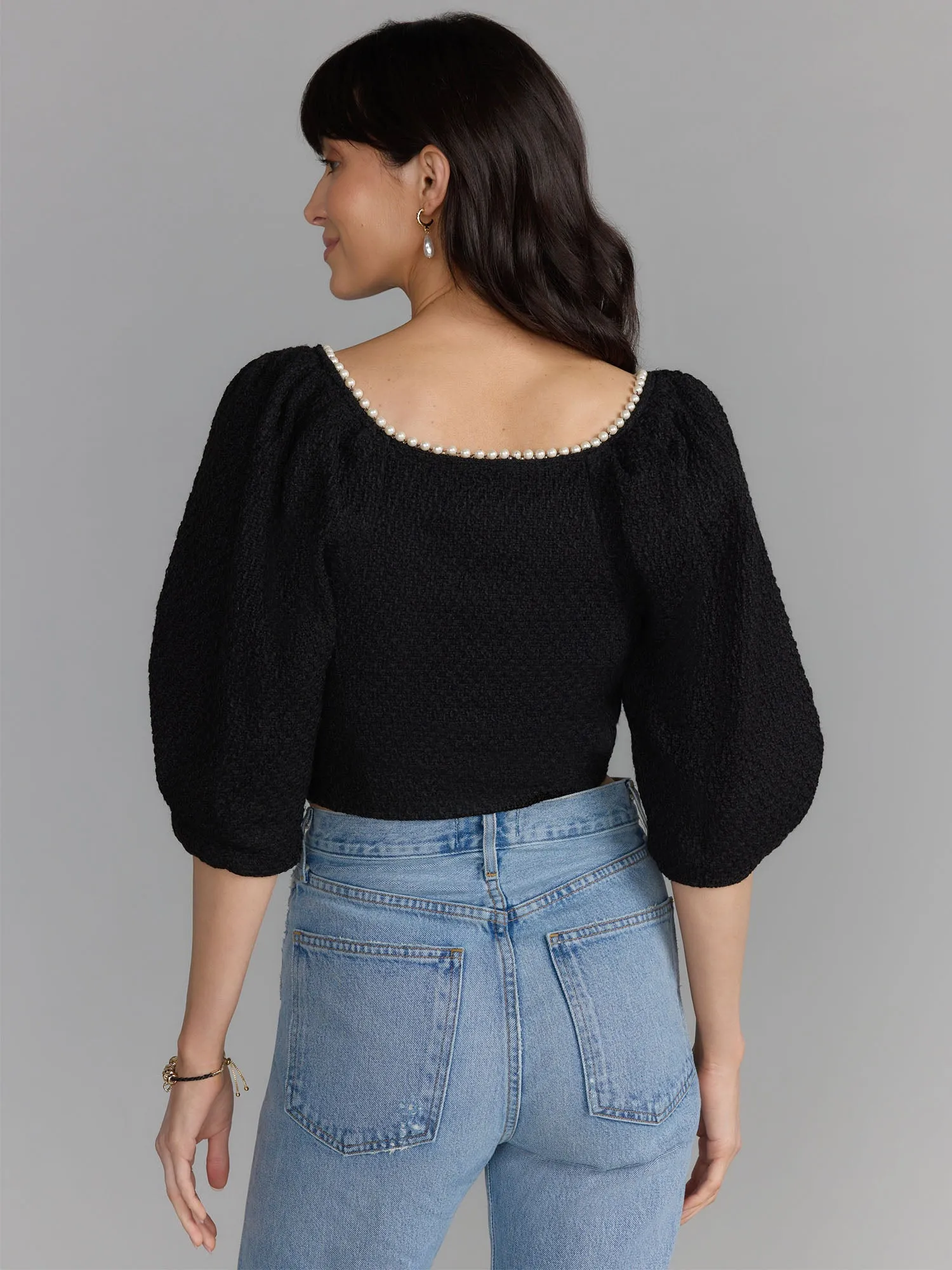 Do   Be Puff Sleeve Pearl Blouse - Brands We Love