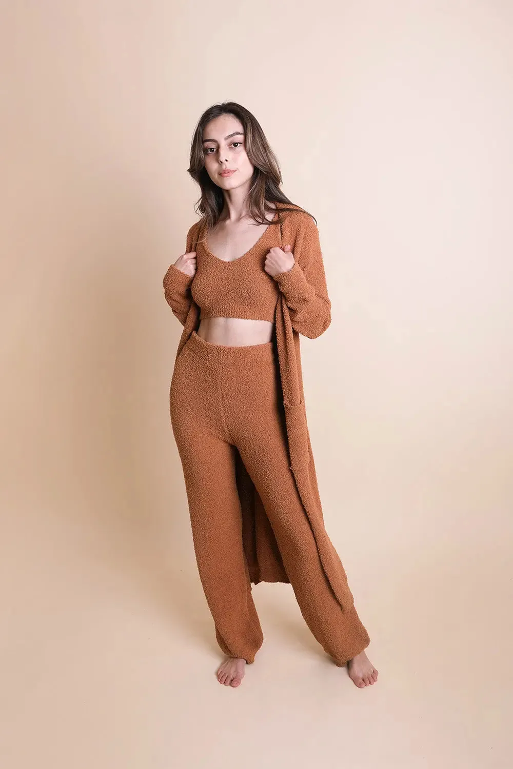 Luxe Cozy Boucle Oversized Cardigan
