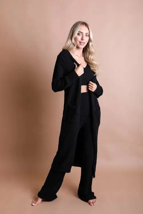 Luxe Cozy Boucle Oversized Cardigan