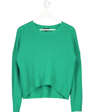 ME EM Green Cashmere Box Jumper UK S