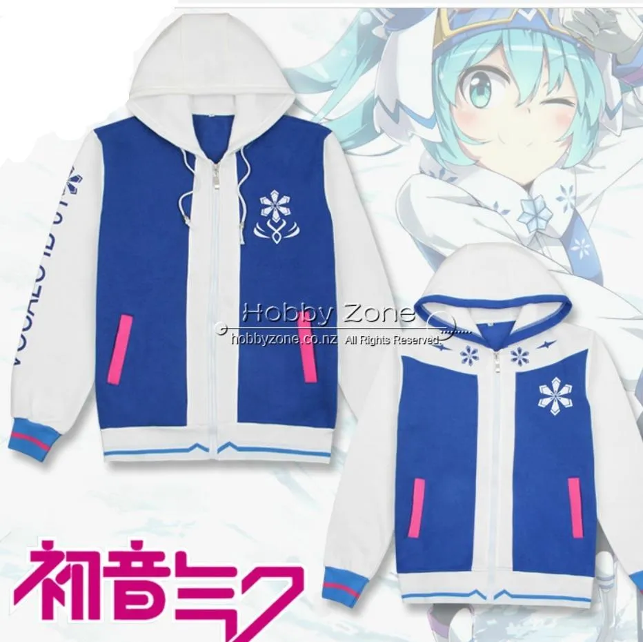 Miku Snow White Cosplay Hoodie