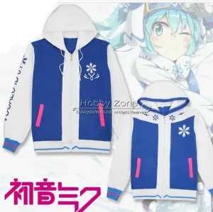 Miku Snow White Cosplay Hoodie