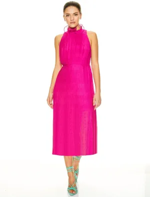 PINK MOJITO MIDI DRESS