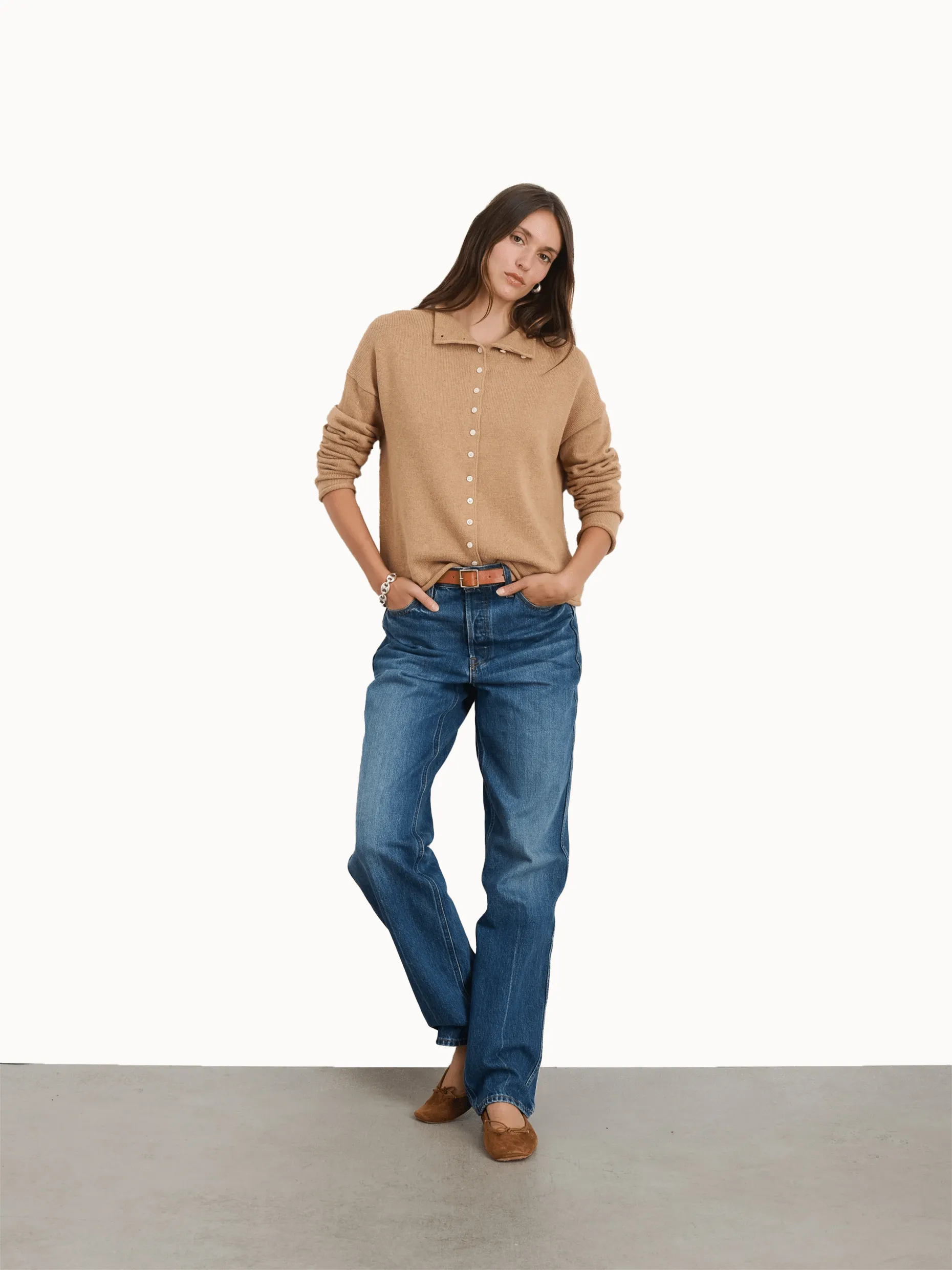 Taylor Rollneck Cardigan