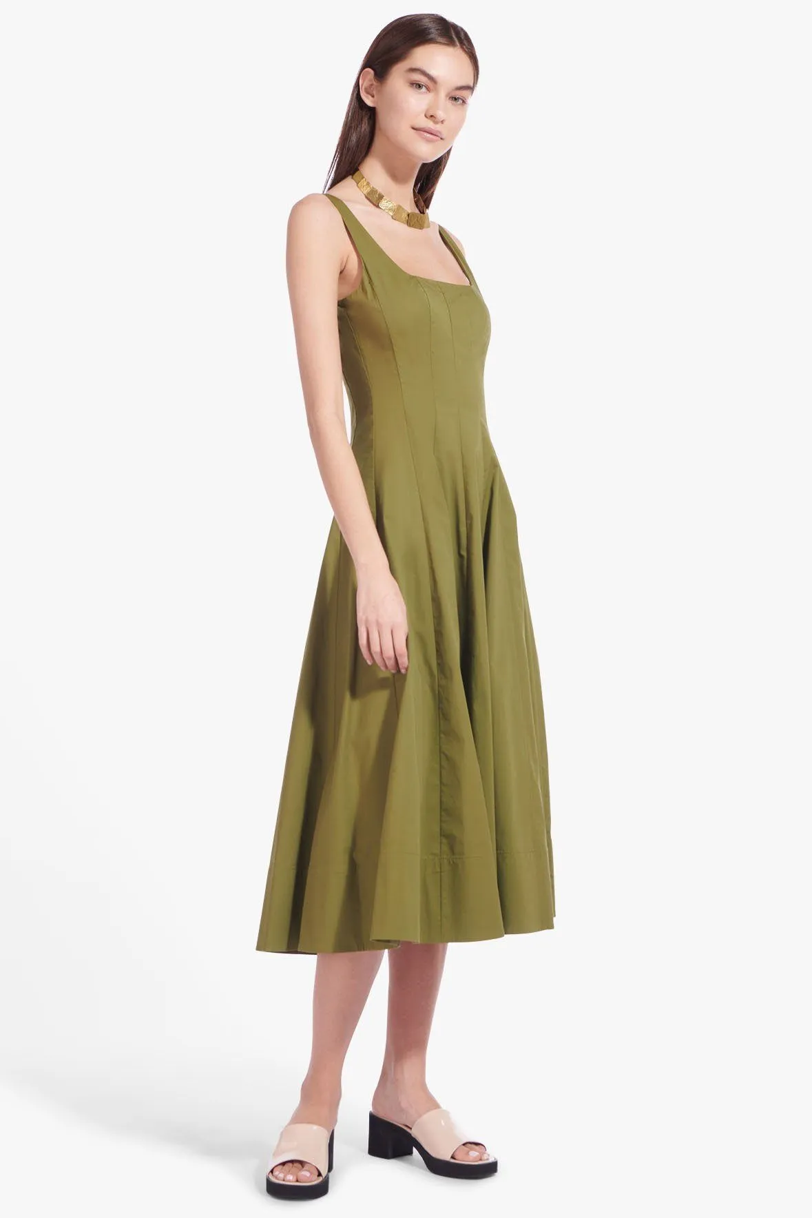WELLS DRESS | OLIVE